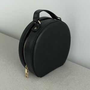 Black Round Handbag